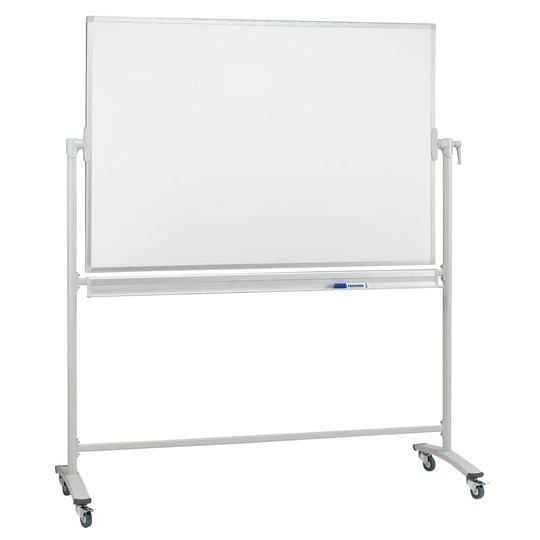 Revolving On Mobile Stand Lacquered Steel Whiteboard