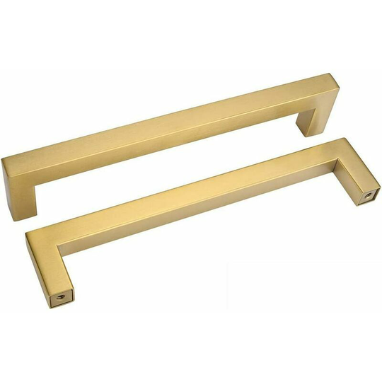 Kartokner - 160mm Cabinet Handles Gold Handles Gold Furniture Handles Kitchen Handles5 PiecesDrawer Handles Vintage Handles Stainless Steel Handles