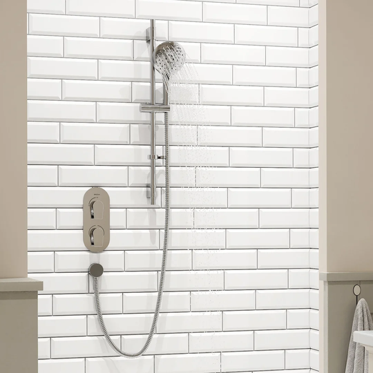 Hourglass Thermostatic Shower with Slider Rail