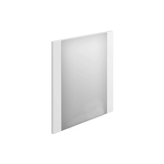 Nevada Rectangular Bathroom Mirror 450mm Wide White - Duchy