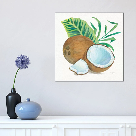 Coconut Palm II by Mary Urban - Wrapped Canvas Art Prints