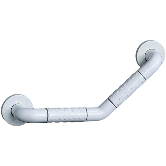 Bathroom Grab Bar with Luminous Circle Toilet Shower Bathtub Handicap Support Balance Grab Bar - White&Type 1