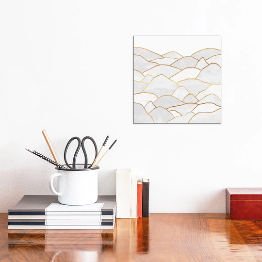 White Hills by Elisabeth Fredriksson - Wrapped Canvas Graphic Art Print