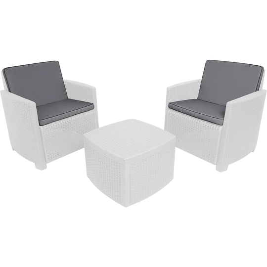 Delila 2 Seater Rattan Conversation Set