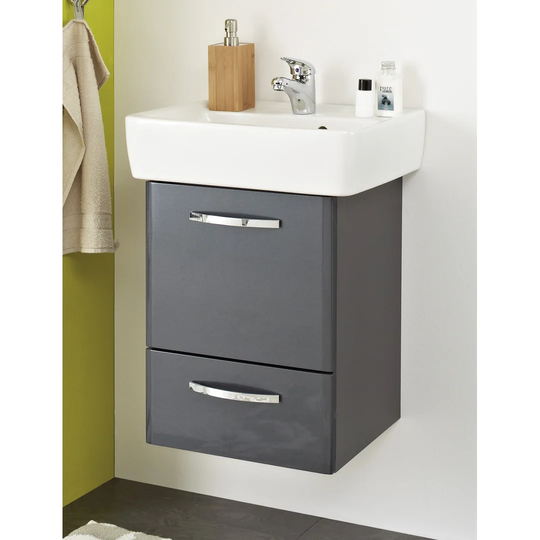 Quickset 327 550mm Wall Hung Single Vanity