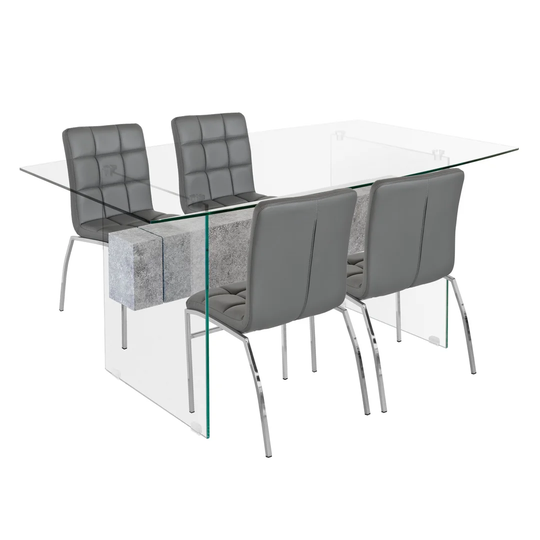 Showalter Dining Set with 4 Chairs