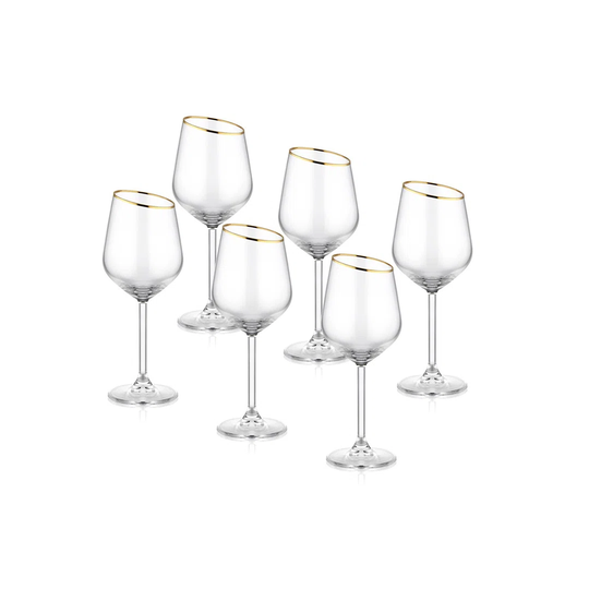 6 Piece Gina Wine Glass Set