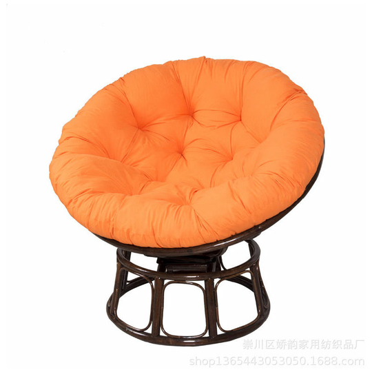 Floor Cushion Hanging Chair Cushion Cushion Round Tufted Chair Rattan Armchair CushionRound Papasan Cushion Thick Solid Color Comfortable Garden