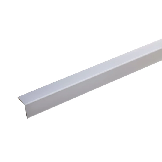 Metal 1.9 cm Thick x 2.5 cm Wide x 125 cm Length Corner Protection Bracket in Silver