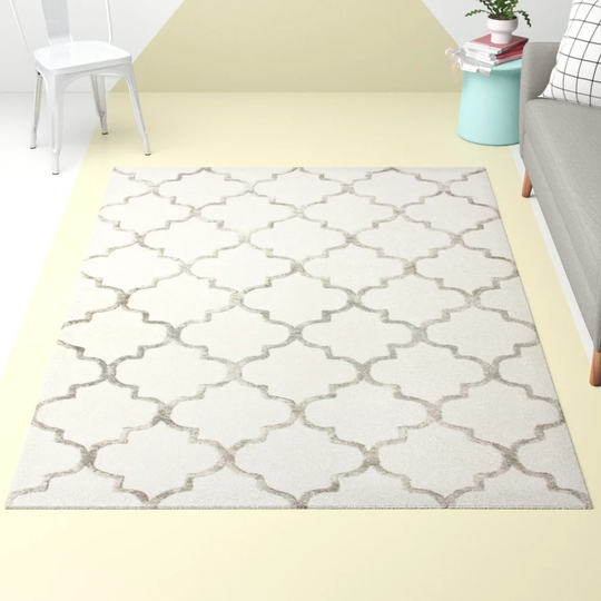 Loyers Handmade Tufted Ivory Rug