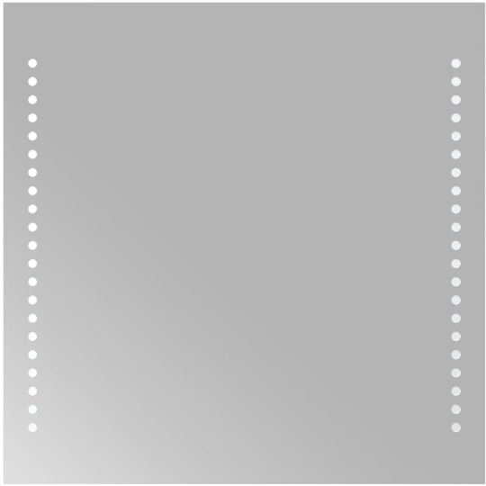 Vidaxl - led Bathroom Mirror 40x40 cm Transparent