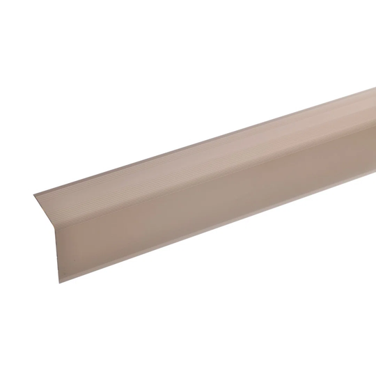 Abedallah Metal 4.2 cm Thick x 3 cm Wide x 100 cm Length Stair Nose in Silver
