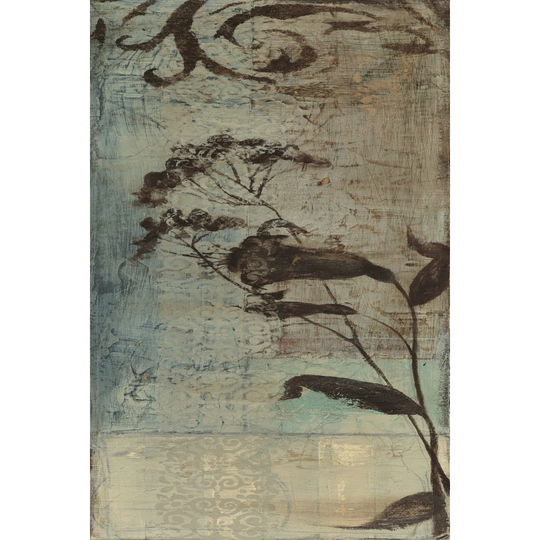 Wildflower Resonance II - Wrapped Canvas Painting Print