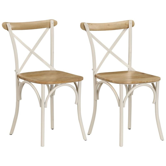 Gustavo Dining Chair by August Grove - White