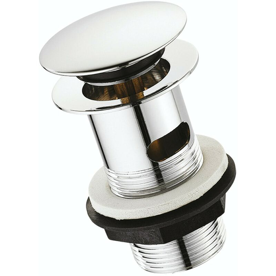 Ideal Standard click clack basin waste- slotted - Chrome