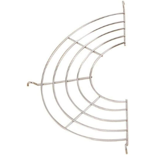 Stainless Steel Shelves Kitchen Rack Wok Grill Pan Drainer for Tempura Fried Chicken (Silver Large)