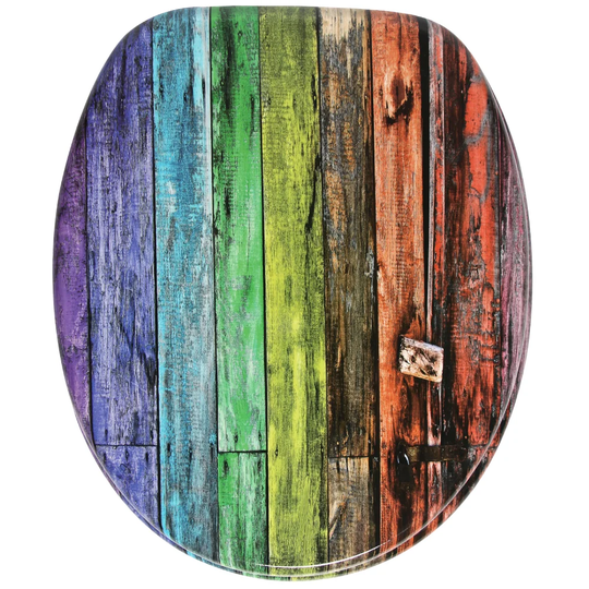 Rainbow Soft Close Toilet Seat