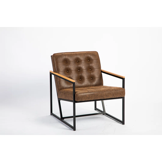 Gutta 64Cm Wide Faux Leather Armchair