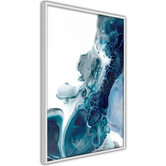 Acrylic Pouring I - Picture Frame Graphic Art Print on Paper