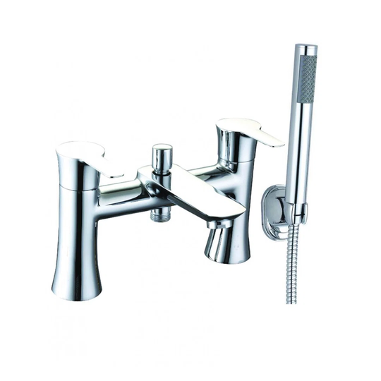 Roseau Deck Mounted Bath Shower Mixer