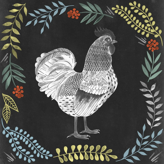 Chalkboard Farmhouse II by Grace Popp - Wrapped Canvas Painting