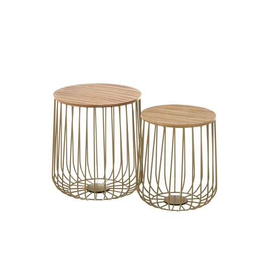 2 Pieces Round Side Table