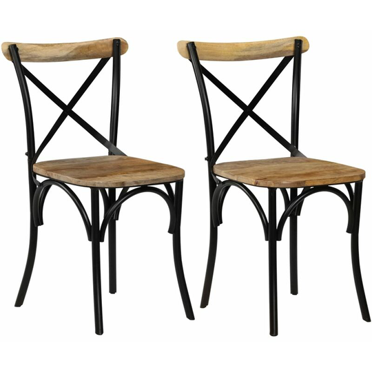 Gustavo Dining Chair by August Grove Black