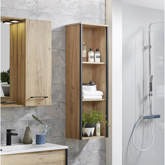Billie 36 x 115cm Free-Standing Bathroom Shelf