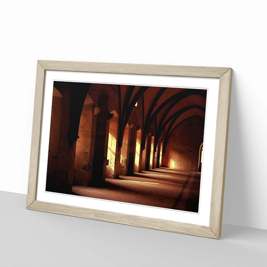 Architecture Sunlight Through the Window Framed Photographic Print