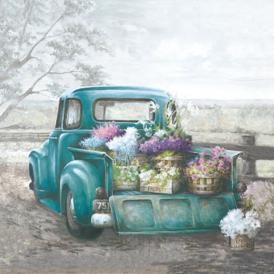 Truckbed Bright Flowers