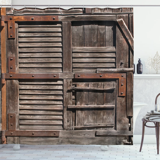 Bepler Polyester Shower Curtain Set