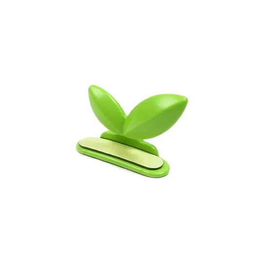 Creative Creative Capsulating Device Bathroom Cover Green Leaf Shaped Daily Required Creative Home (Green)