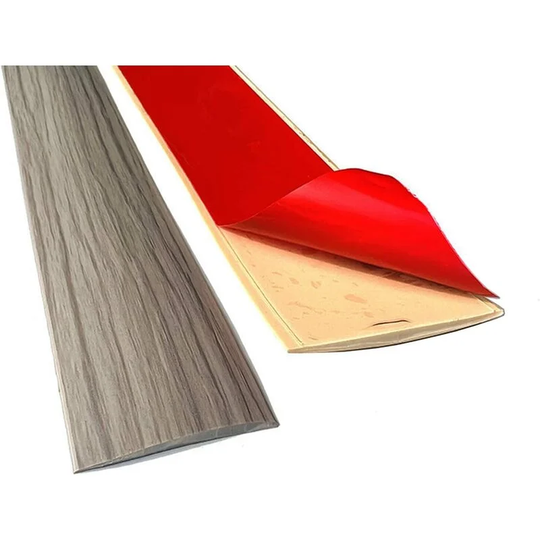 Self Adhesive Vinyl Transition Profile, Threshold Strip, Floor Fitting, 100 * 5 cm * 3.5 mm, Flat Compensating Rail, For Covering Gaps Between