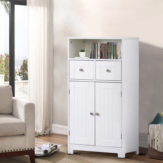 Ahlgren 60Cm W X 109Cm H X 30Cm D Free-Standing Bathroom Cabinet