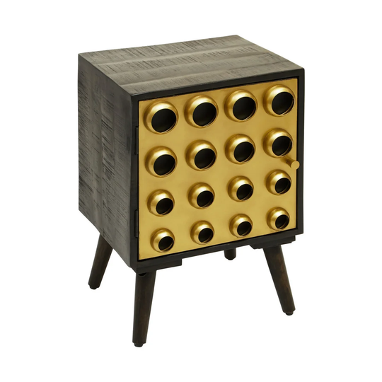 Sanjuana Solid Wood 1 - Door Cabinet Accent Chest