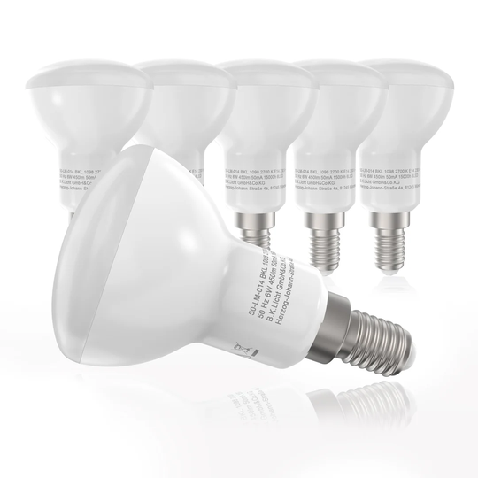 Symple Stuff LED Bulb E14 Energy Saving Bulb 5 Watt Incandescent Bulb 5pcs Set