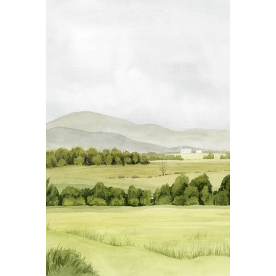 Lush Farmland I by Grace Popp - Wrapped Canvas Painting