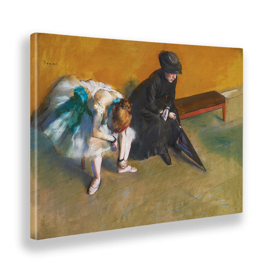 August Grove - Quadro - Edgar Degas - Corsa Di Cavalli In Campagna - Vetro Acrilico - 70X50 - Pronto Da Appendere - Quadri Moderni Per La Casa