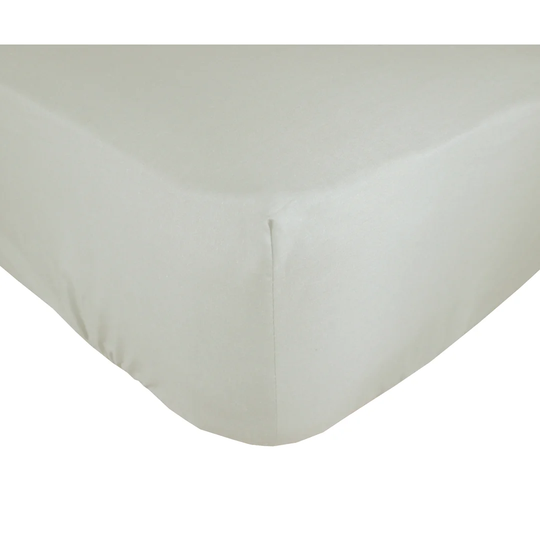 180 Thread Count Cotton Blend Percale Fitted Sheet