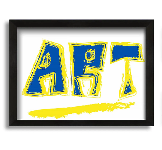 Art - Picture Frame Typography on Canvas