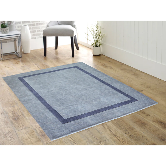 Pangburn Hand Tufted Wool Grey Rug