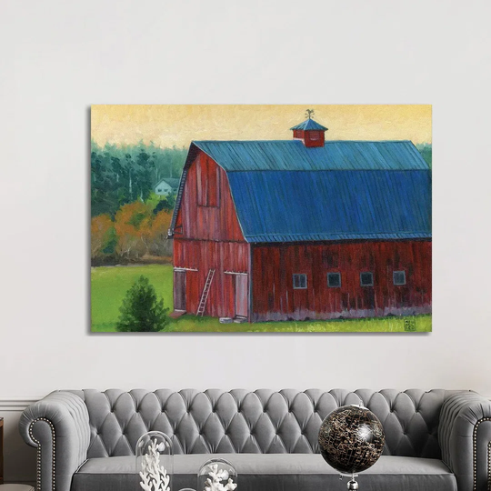 Henry Strong Barn - Print on Canvas