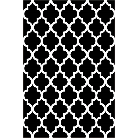 Fernanda Flatweave Cotton Black/White Rug