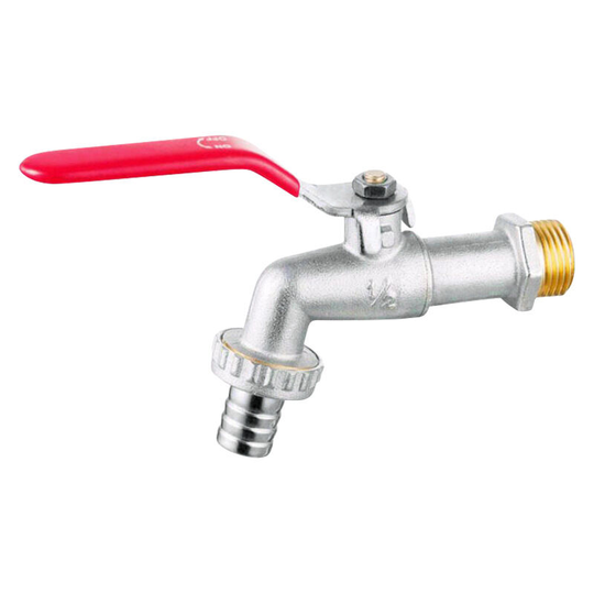 Garden faucet, quick coupling, cleaning and industry, brass