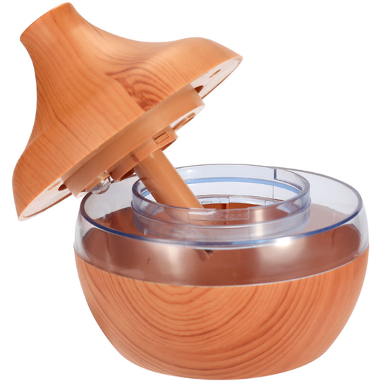 Superseller - usb Wood-grain led Night Lamp Humidifier Mini Ultrasonic Static Air Purifier Aromatherapy Machine