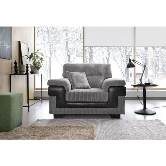 Samson Armchair in Black - color Black - Black