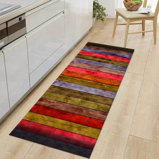Randazzo Power Loom Green/Pink/Purple Rug