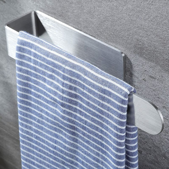 Perlerare - Bathroom Towel Holder 25cm, Self Adhesive Towel Holder Kitchen SUS304