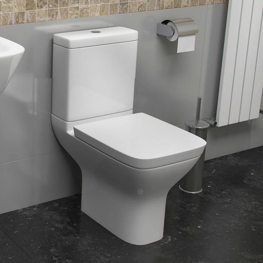 K-Vit Options 600 Rimless Toilet & Cistern with Soft Close Seat