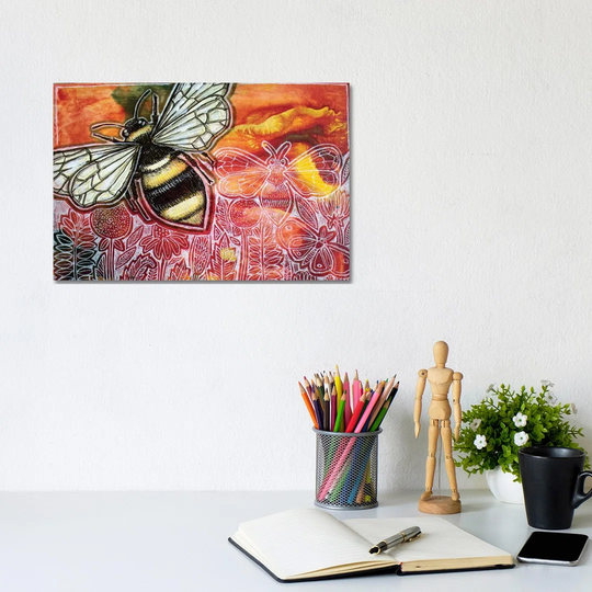 Busy Bee by Lynnette Shelley - Painting on Canvas